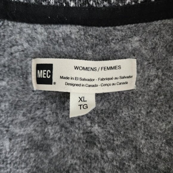 Mec Teslin gray zip front sweater jacket - Picture 5 of 9